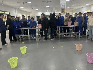 巾幗風(fēng)采，樂享運(yùn)動(dòng)——江西制藥工會(huì)舉辦慶“三八”乒乓球定點(diǎn)投擲比賽